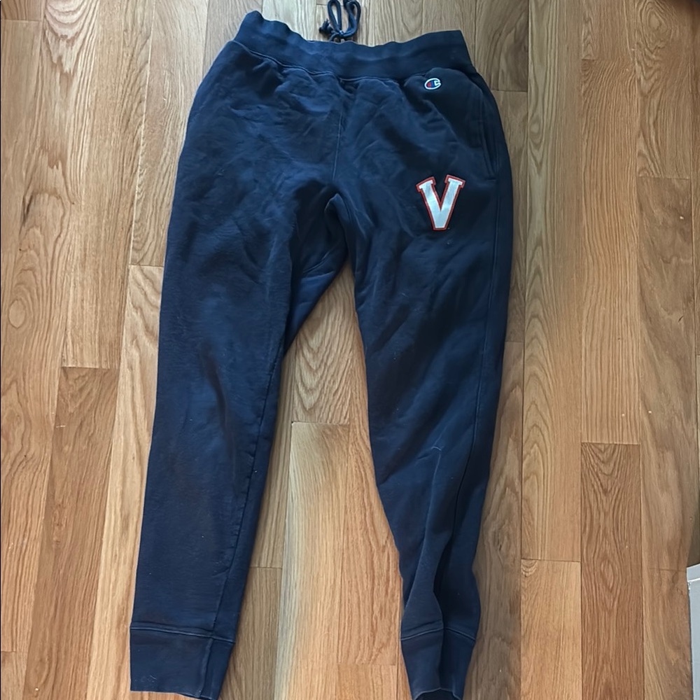 UVA Champion Blue Sweatpants with Elastic Waistband